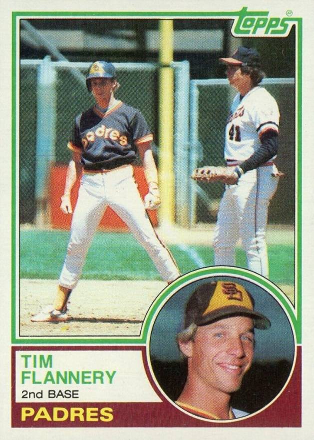 1983 Topps Tim Flannery #38 Baseball Card