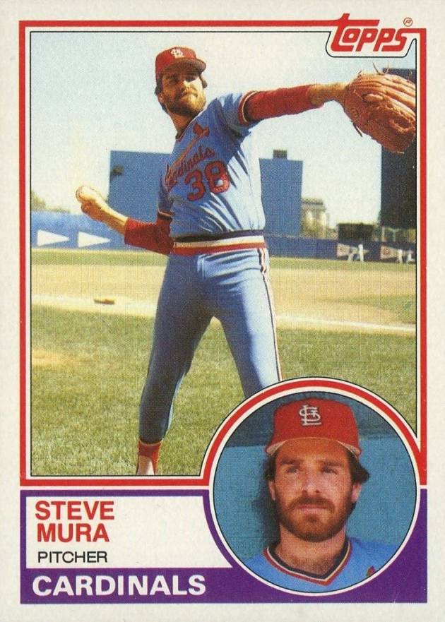 1983 Topps Steve Mura #24 Baseball Card