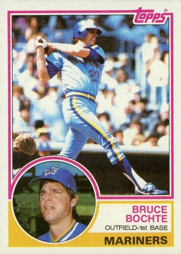 1983 Topps Bruce Bochte #28 Baseball Card