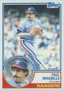 1983 Topps Paul Mirabella #12 Baseball Card