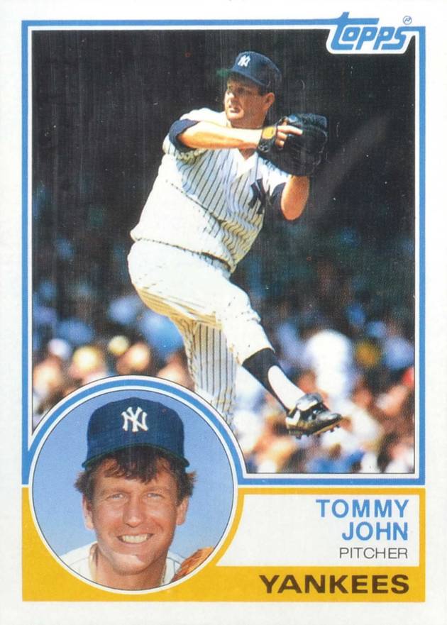 1983 Topps Tommy John #735 Baseball Card