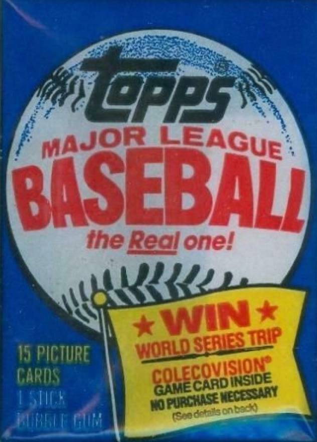 1983 Topps Wax Pack #WP Baseball Card