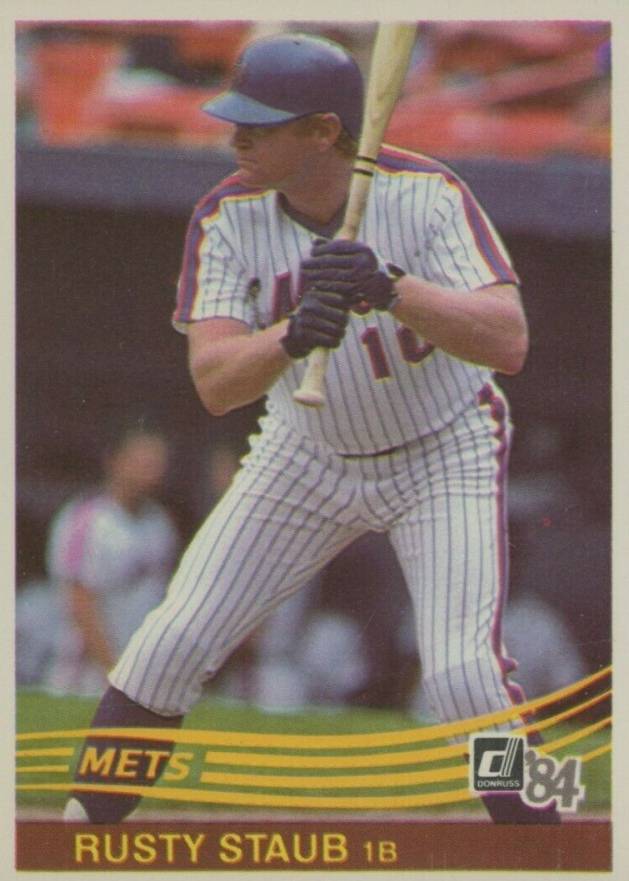 1984 Donruss Rusty Staub #554 Baseball Card