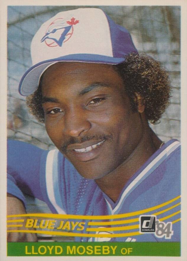 1984 Donruss Lloyd Moseby #363 Baseball Card