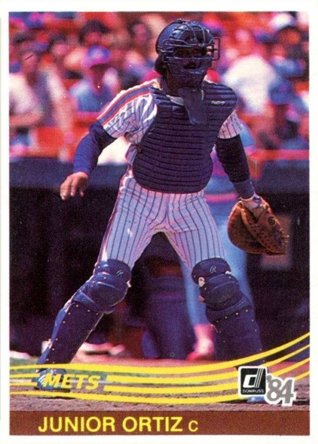 1984 Donruss Junior Ortiz #319 Baseball Card