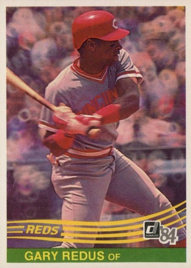 1984 Donruss Gary Redus #184 Baseball Card