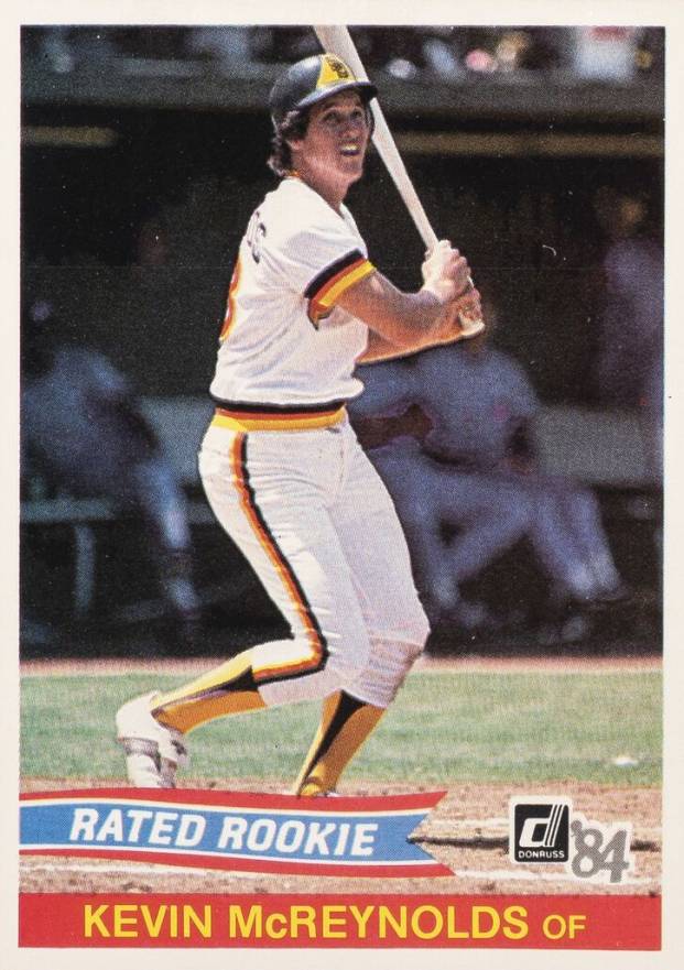 1984 Donruss Kevin McReynolds #34 Baseball Card