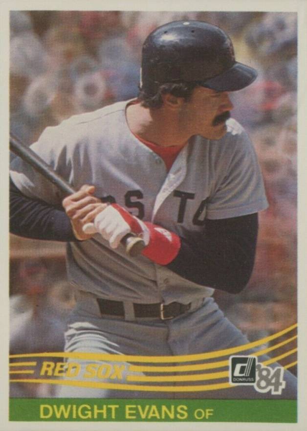 1984 Donruss Dwight Evans #395 Baseball Card