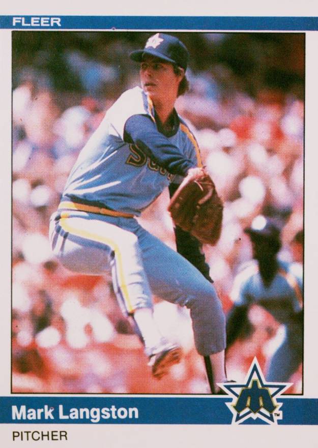 1984 Fleer Update Mark Langston #U-70 Baseball Card