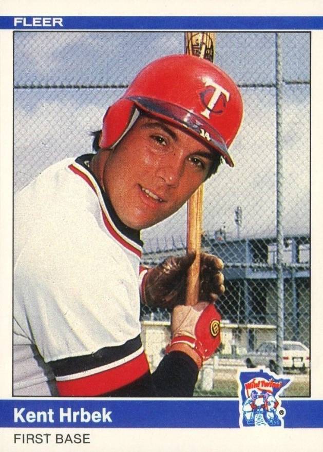 1984 Fleer Kent Hrbek #567 Baseball Card