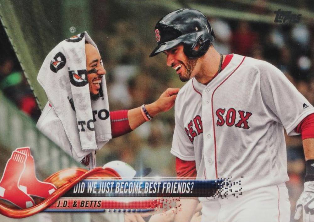 2018 Topps Update J.D. Martinez/Mookie Betts #US69 Baseball Card