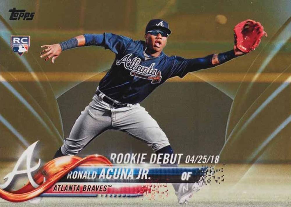 2018 Topps Update Ronald Acuna Jr. #US252 Baseball Card