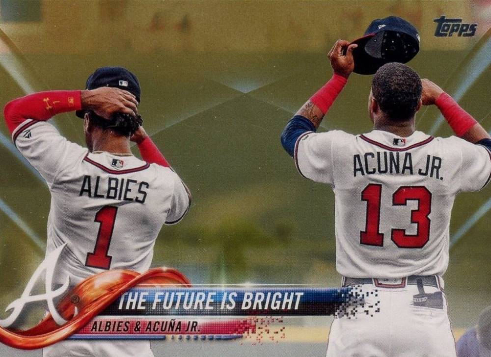 2018 Topps Update Ozzie Albies/Ronald Acuna Jr. #US43 Baseball Card