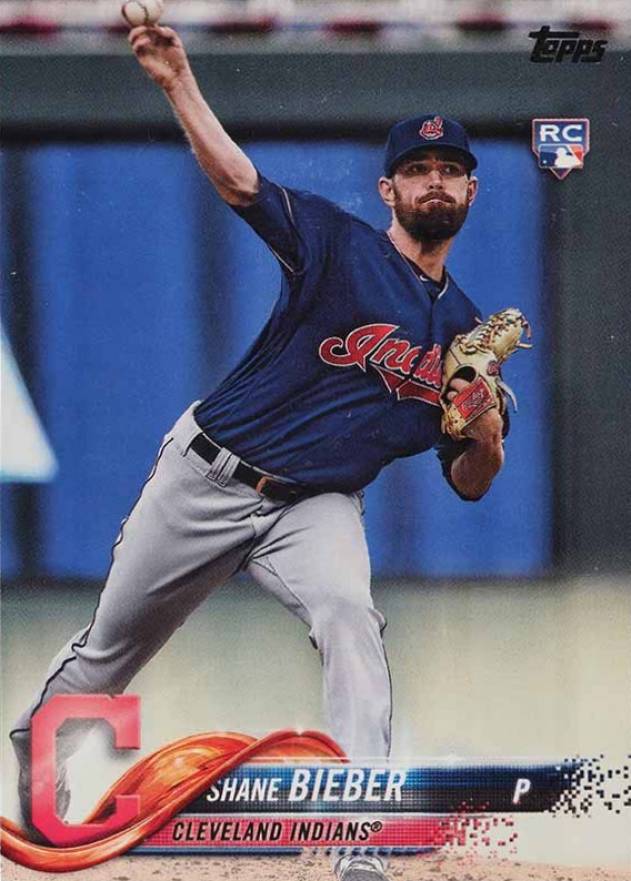 2018 Topps Update Shane Bieber #US198 Baseball Card