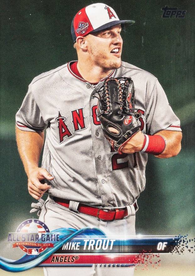 2018 Topps Update Mike Trout #US176 Baseball Card