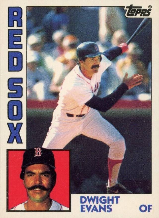 1984 Topps Tiffany Dwight Evans #720 Baseball Card