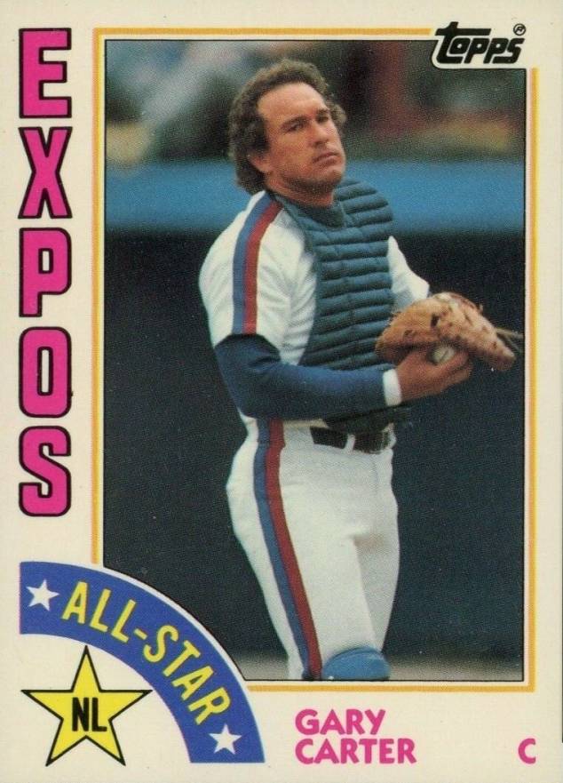 1984 Topps Tiffany Gary Carter #393 Baseball Card