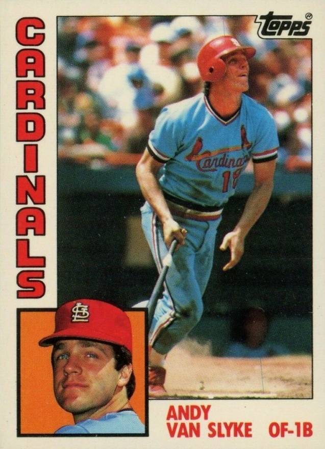 1984 Topps Tiffany Andy Van Slyke #206 Baseball Card