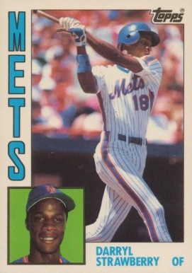 1984 Topps Tiffany Darryl Strawberry #182 Baseball Card