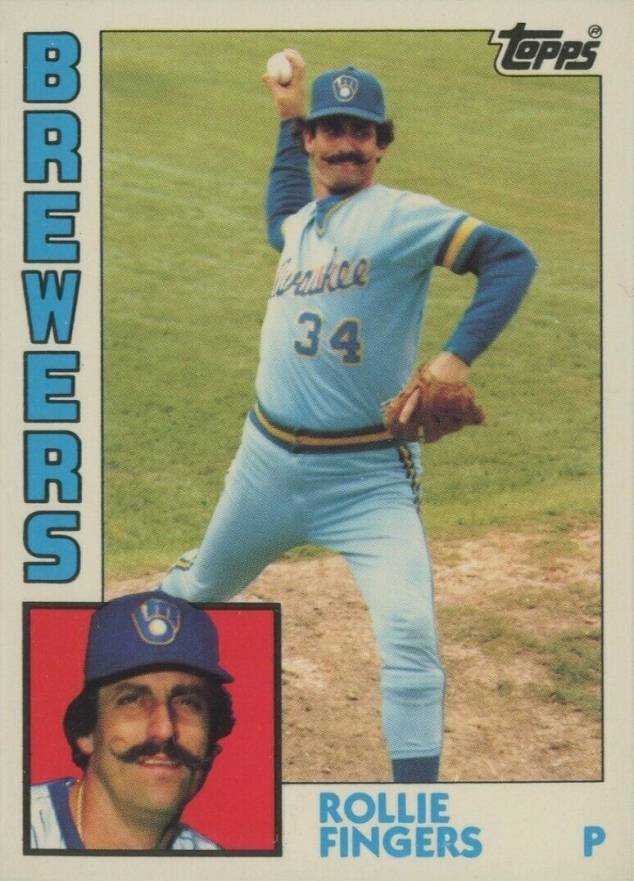 1984 Topps Tiffany Rollie Fingers #495 Baseball Card