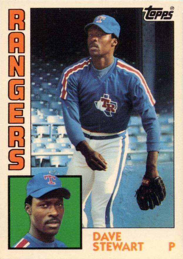 1984 Topps Tiffany Dave Stewart #352 Baseball Card