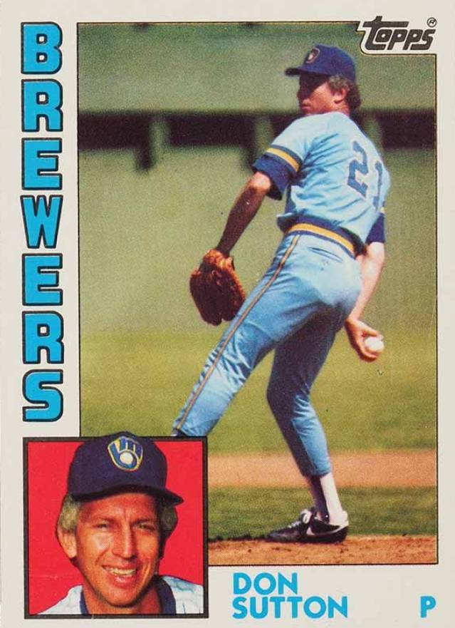 1984 Topps Tiffany Don Sutton #35 Baseball Card