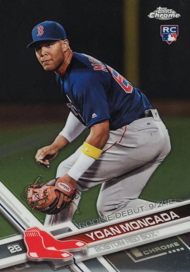 2017 Topps Chrome Update Yoan Moncada #HMT41 Baseball Card