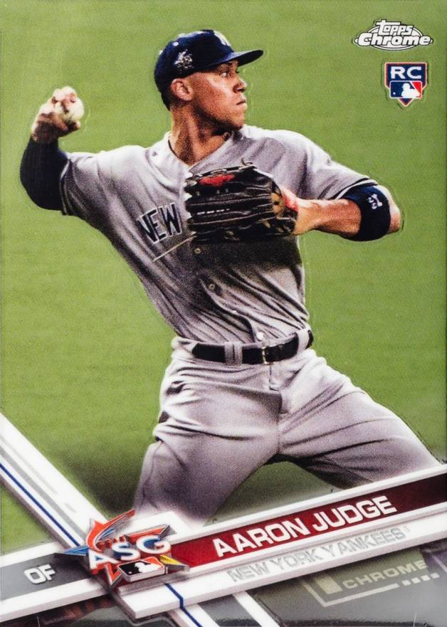 2017 Topps Chrome Update Aaron Judge #HMT40 Baseball Card