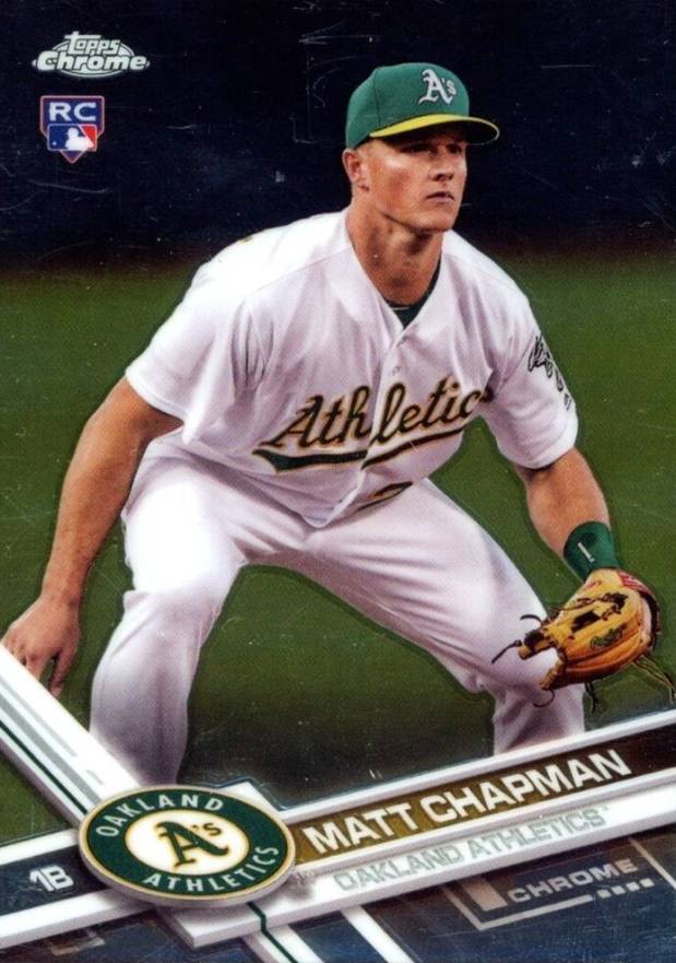 2017 Topps Chrome Update Matt Chapman #HMT53 Baseball Card