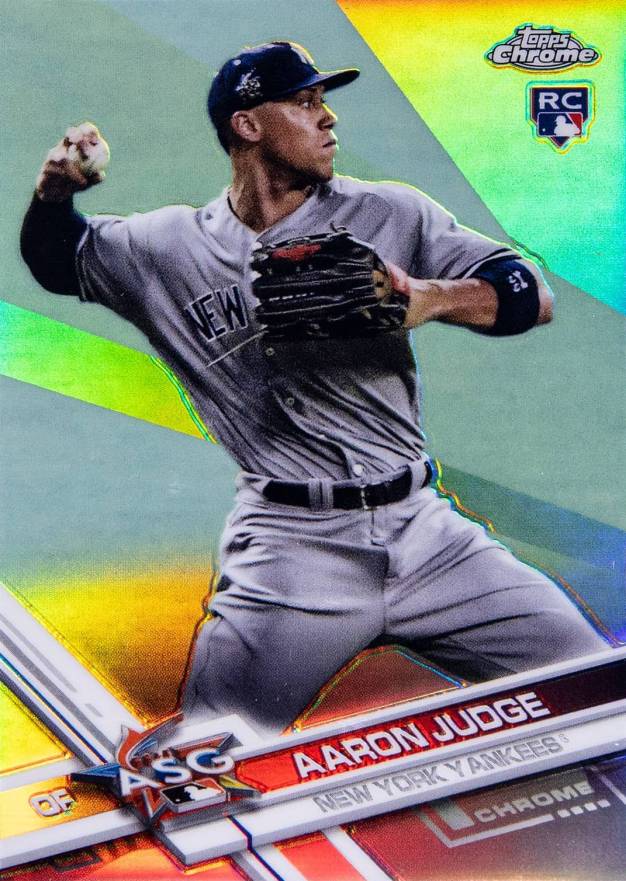 2017 Topps Chrome Update Aaron Judge #HMT40 Baseball Card