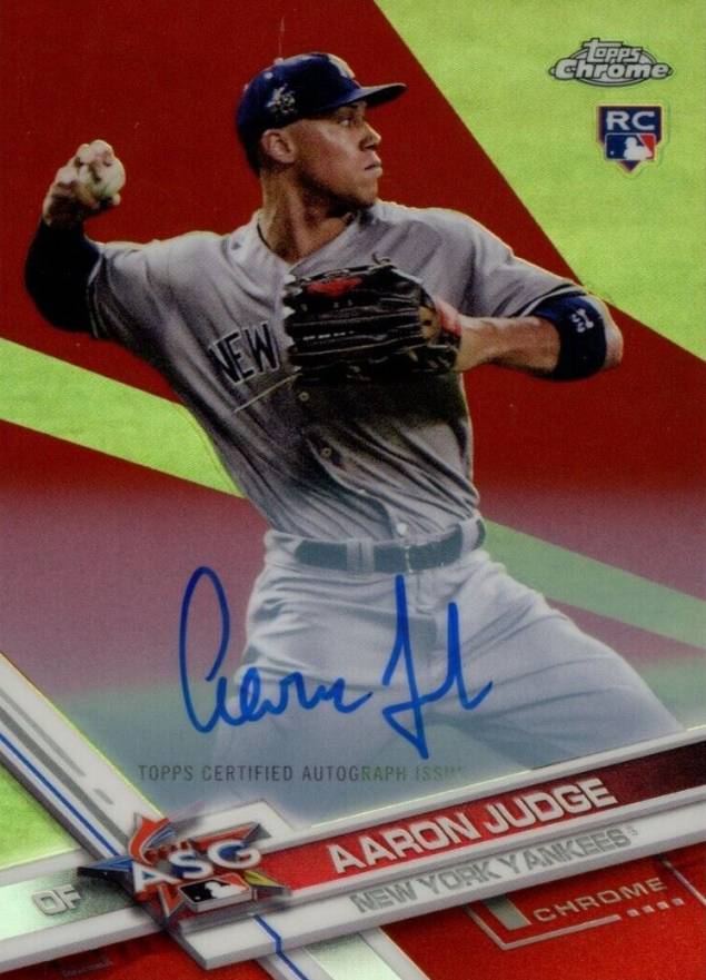 2017 Topps Chrome Update Aaron Judge #HMT40 Baseball Card