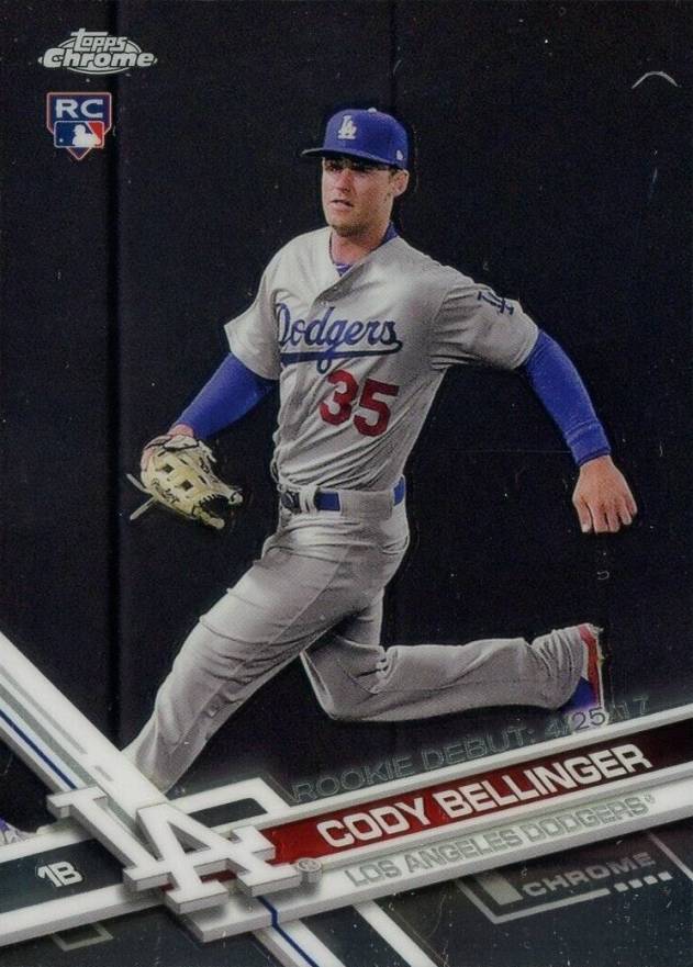 2017 Topps Chrome Update Cody Bellinger #HMT99 Baseball Card