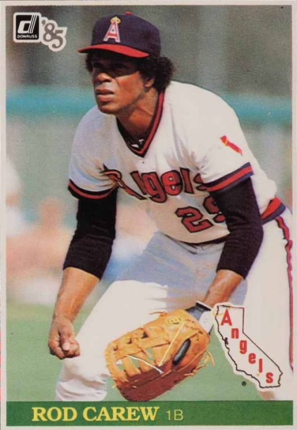 1985 Donruss Rod Carew #85 Baseball Card