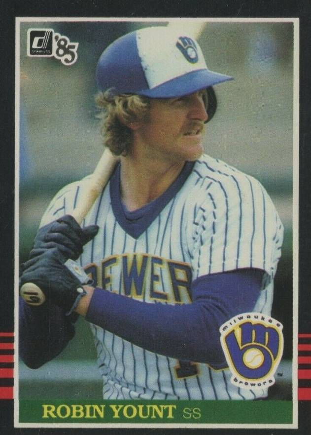 1985 Donruss Robin Yount #48 Baseball Card