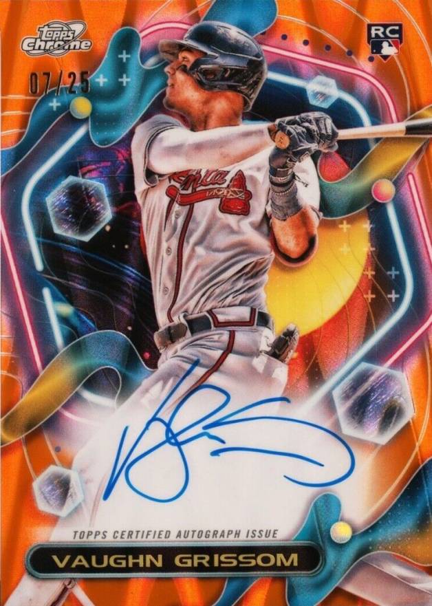 2023 Topps Cosmic Chrome Cosmic Chrome Autograph Vaughn Grissom #VG Baseball Card