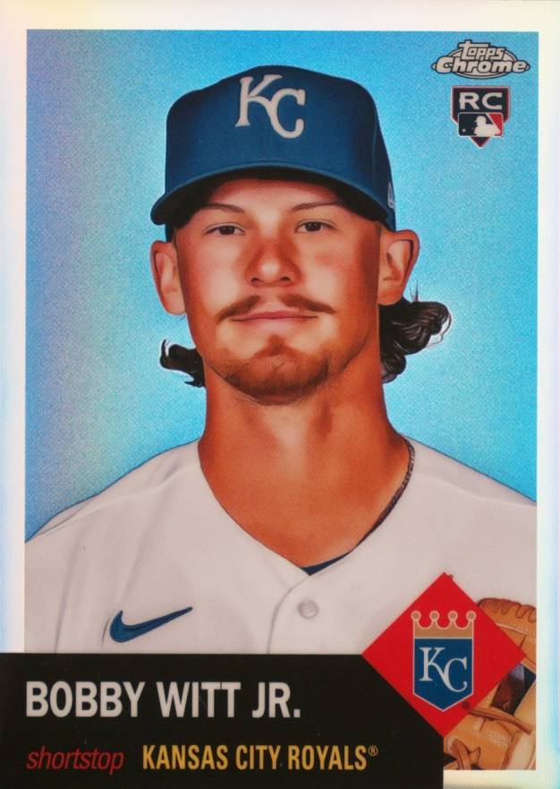 2022 Topps Chrome Platinum Anniversary Bobby Witt Jr. #61 Baseball Card