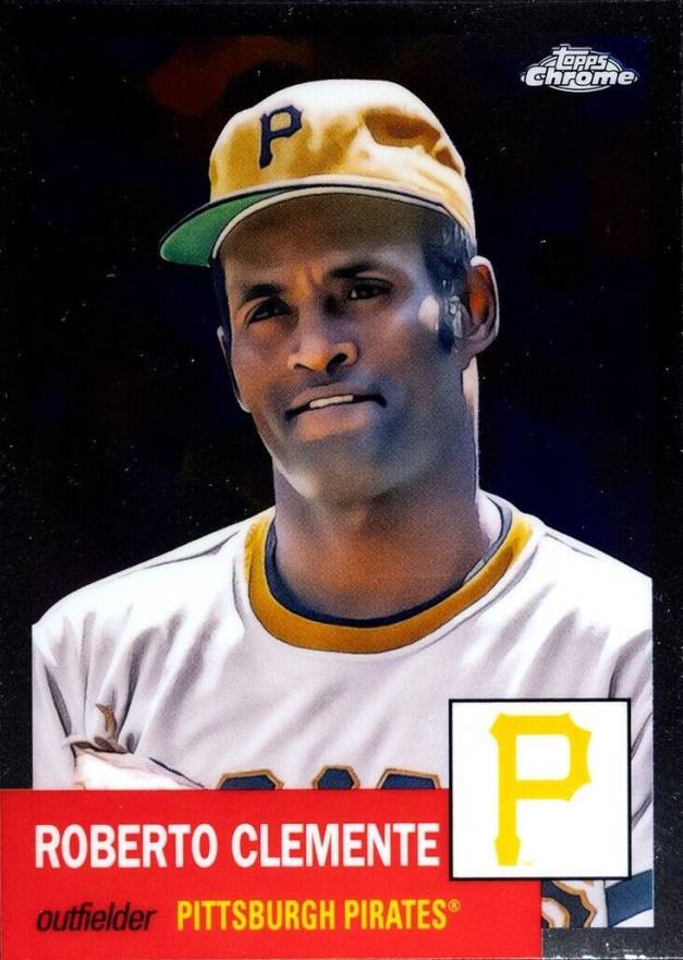 2022 Topps Chrome Platinum Anniversary Roberto Clemente #21 Baseball Card