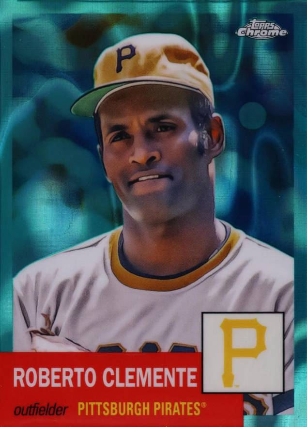 2022 Topps Chrome Platinum Anniversary Roberto Clemente #21 Baseball Card