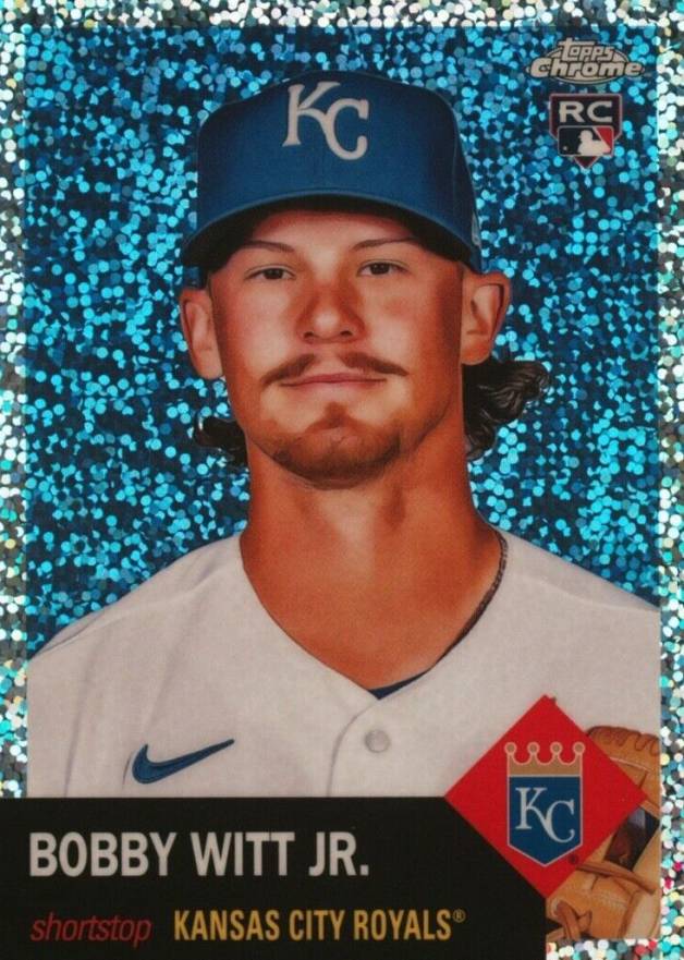 2022 Topps Chrome Platinum Anniversary Bobby Witt Jr. #61 Baseball Card