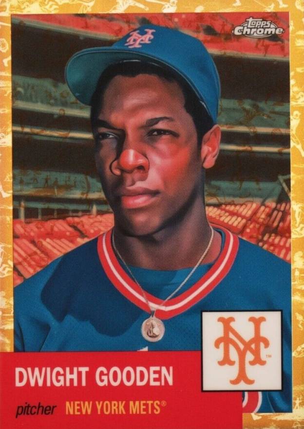 2022 Topps Chrome Platinum Anniversary Dwight Gooden #10 Baseball Card