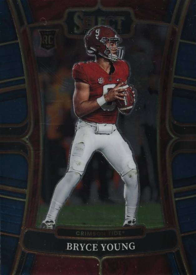 2023 Panini Select Draft Picks Bryce Young #1 Football Card