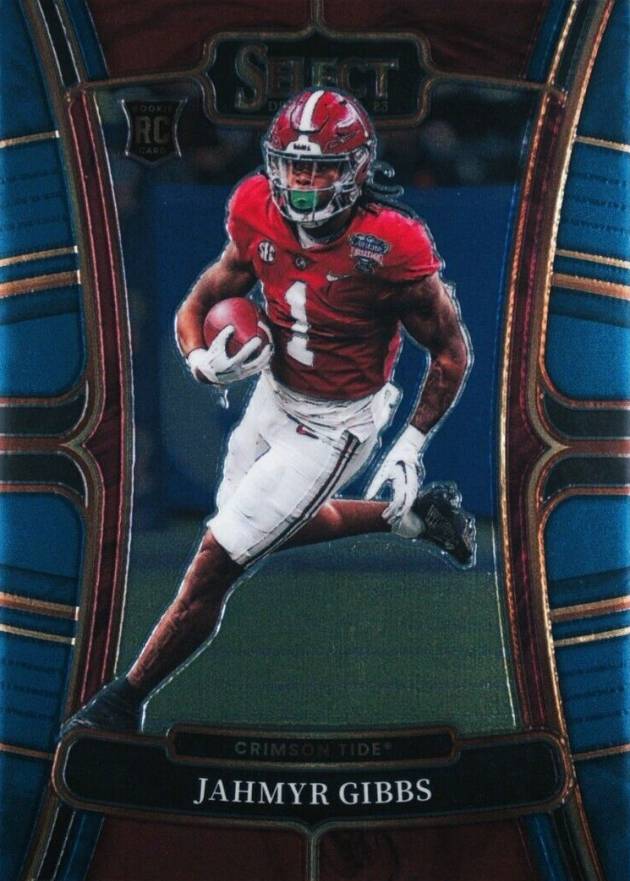 2023 Panini Select Draft Picks Jahmyr Gibbs #10 Football Card