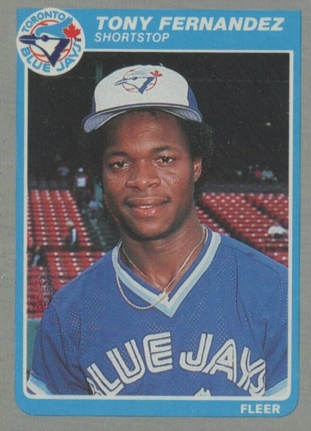 1985 Fleer Tony Fernandez #103 Baseball Card