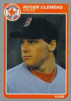 1985 Fleer Roger Clemens #155 Baseball Card