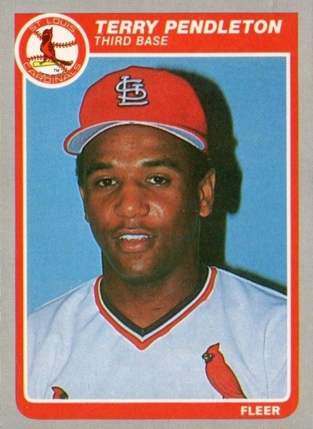 1985 Fleer Terry Pendleton #236 Baseball Card