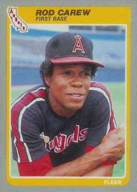 1985 Fleer Rod Carew #297 Baseball Card