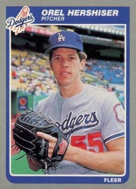 1985 Fleer Orel Hershiser #371 Baseball Card