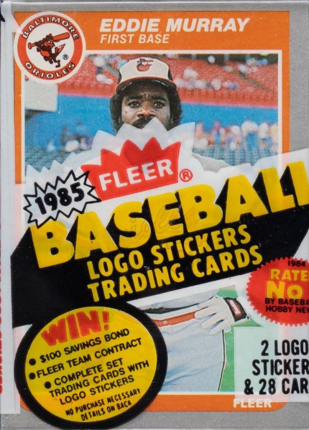 1985 Fleer Cello Pack #CP Baseball Card