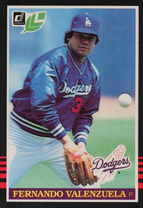 1985 Leaf Fernando Valenzuela #184 Baseball Card