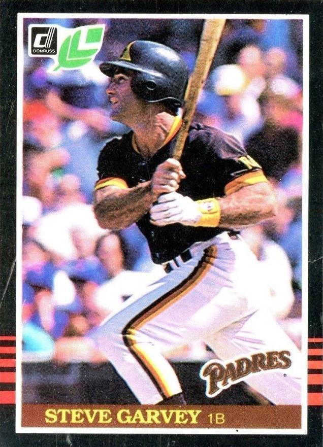 1985 Leaf Steve Garvey #94 Baseball Card